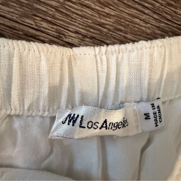 Johnny Was Addison Drawstring Wide Leg Linen Pant - Picture 4 of 9